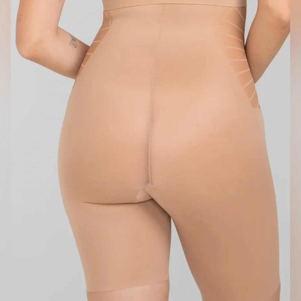 Honeylove ShadowSculpt Mid-Thigh Sand XS Smoothest Shapewear NWT - Picture 5 of 8
